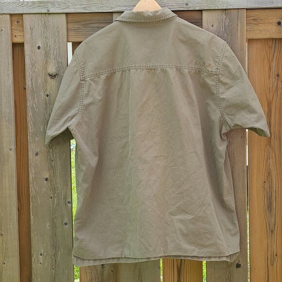 RETRO BUM EQUIPMENT CARGO SHIRT Men's Size Large Small Stash Pocket - Picture 5 of 10
